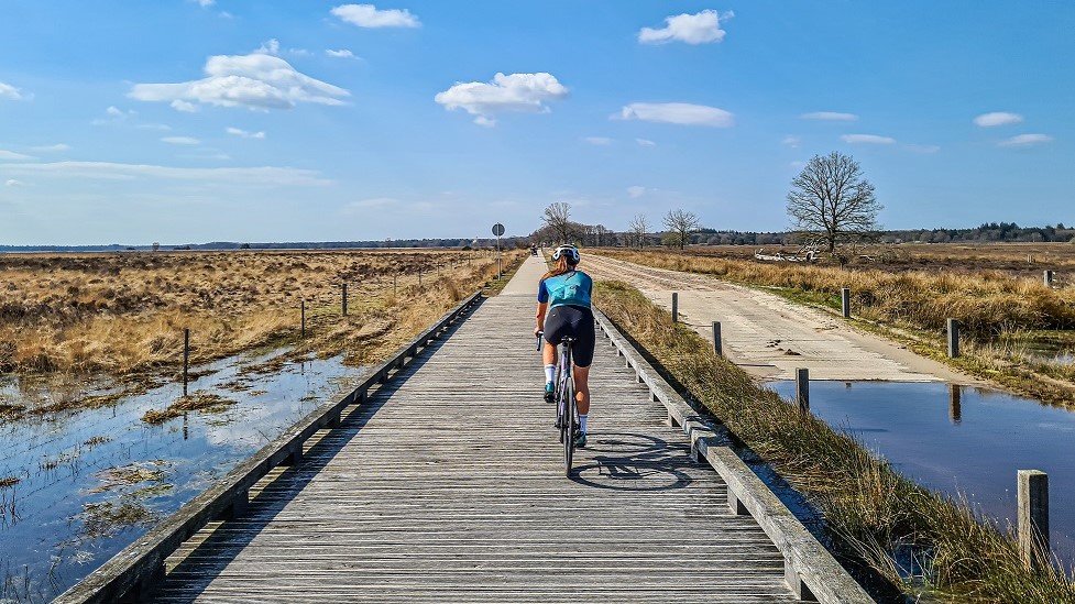 Koersen door het Drentse land