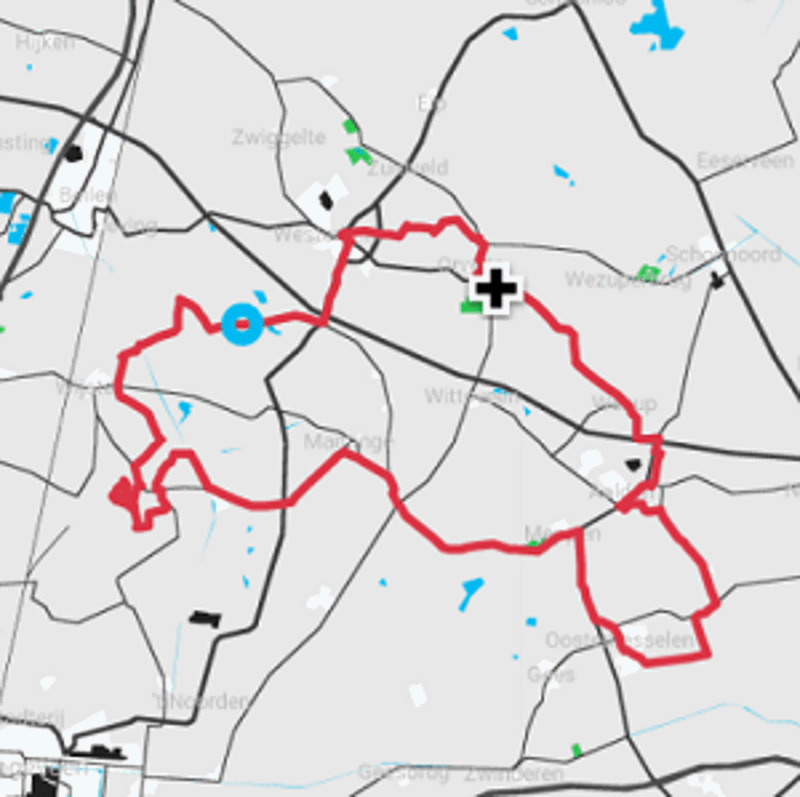 5x Rappe racefietsroutes in Drenthe