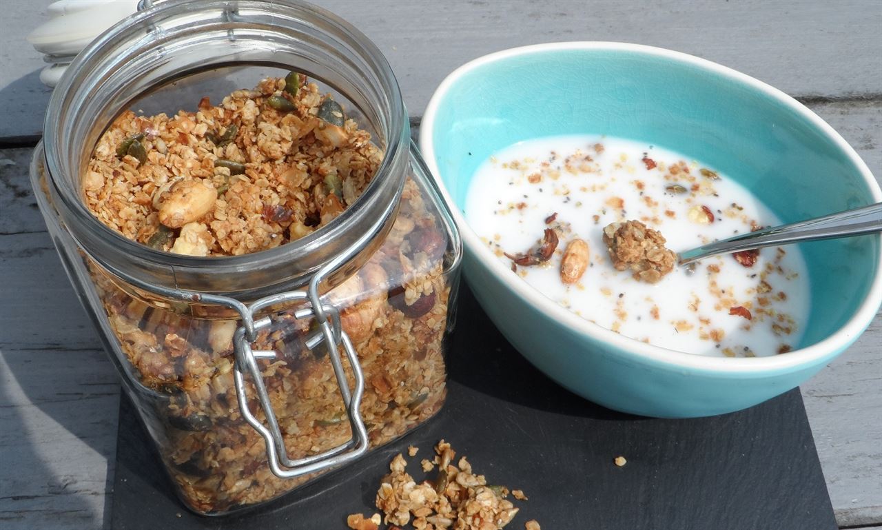 Recept: Havermout granola