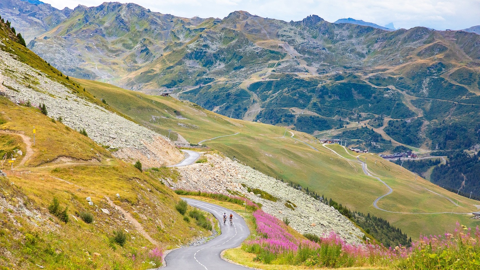 Col de la Loze, dak van de Tour de France