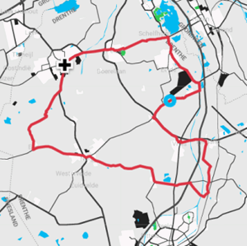 5x Rappe racefietsroutes in Drenthe