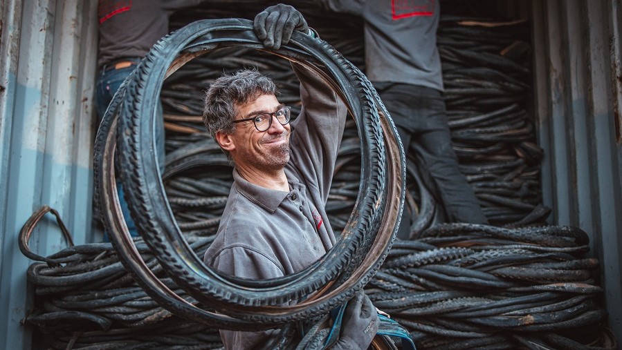 Schwalbe gaat je oude buitenbanden recyclen