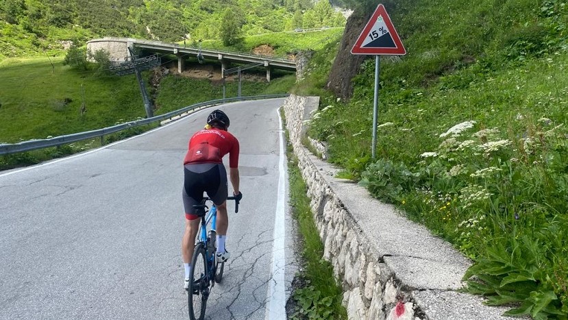 Passo Fedaia, het beest van de Dolomieten