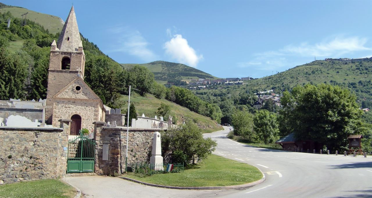 Bocht numero 7 in de Alpe d'Huez.