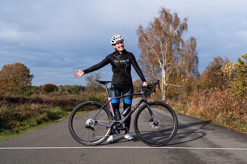 Annemiek piekt met Fietssport!