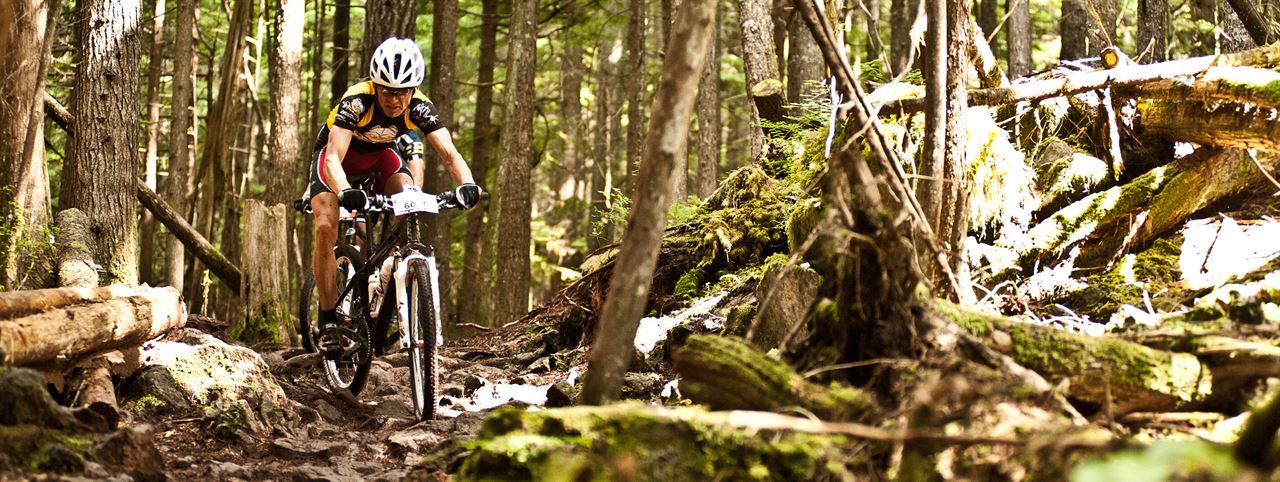 Een goede route ontstijgt de mountainbikesport