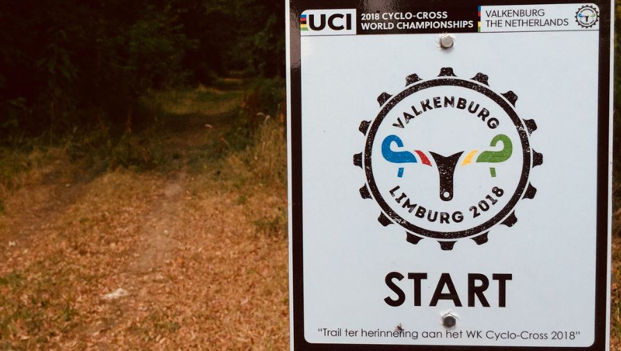 WK Cyclocross trail op de Cauberg