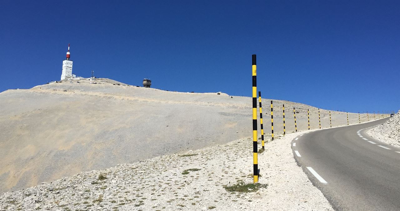 Oud worden op de Mont Ventoux