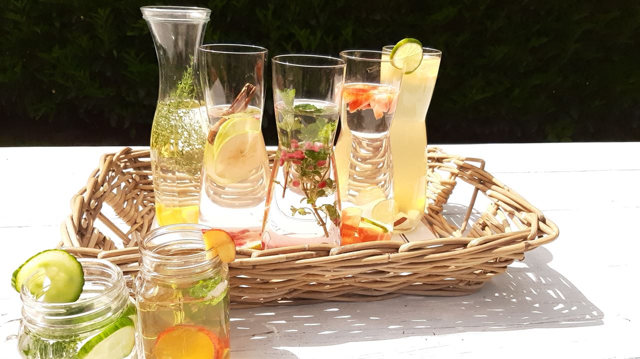 Recept: infused water