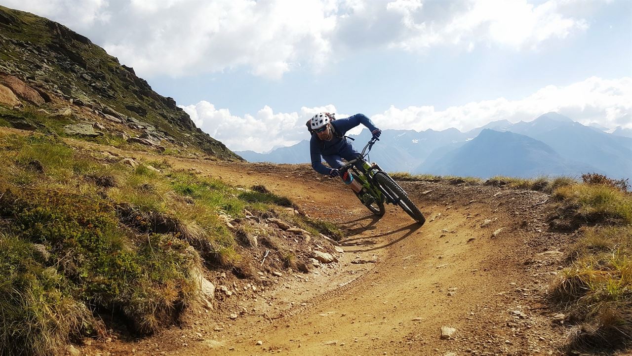 Mountainbiken in Sölden: trails van wereldklasse