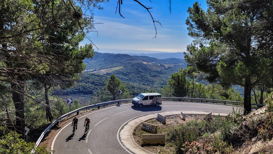 Vanuit Girona op de racefiets