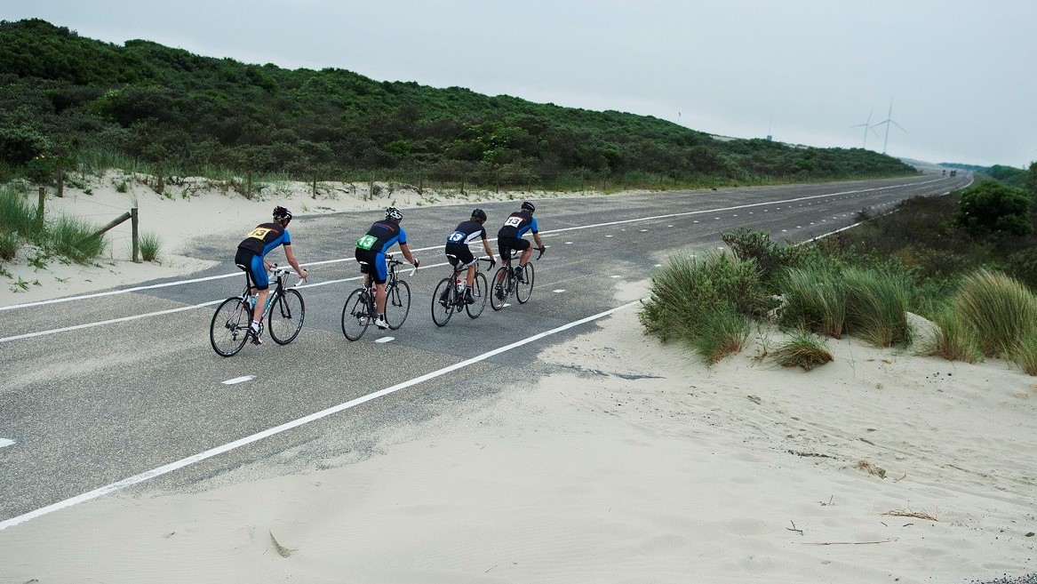 De techniek van het waaierrijden