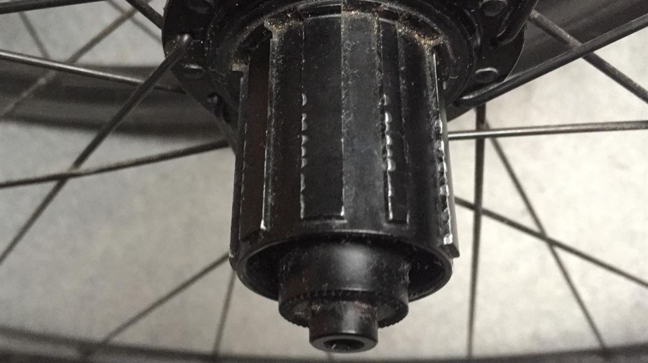 Body van E-wiel na 3000 km.