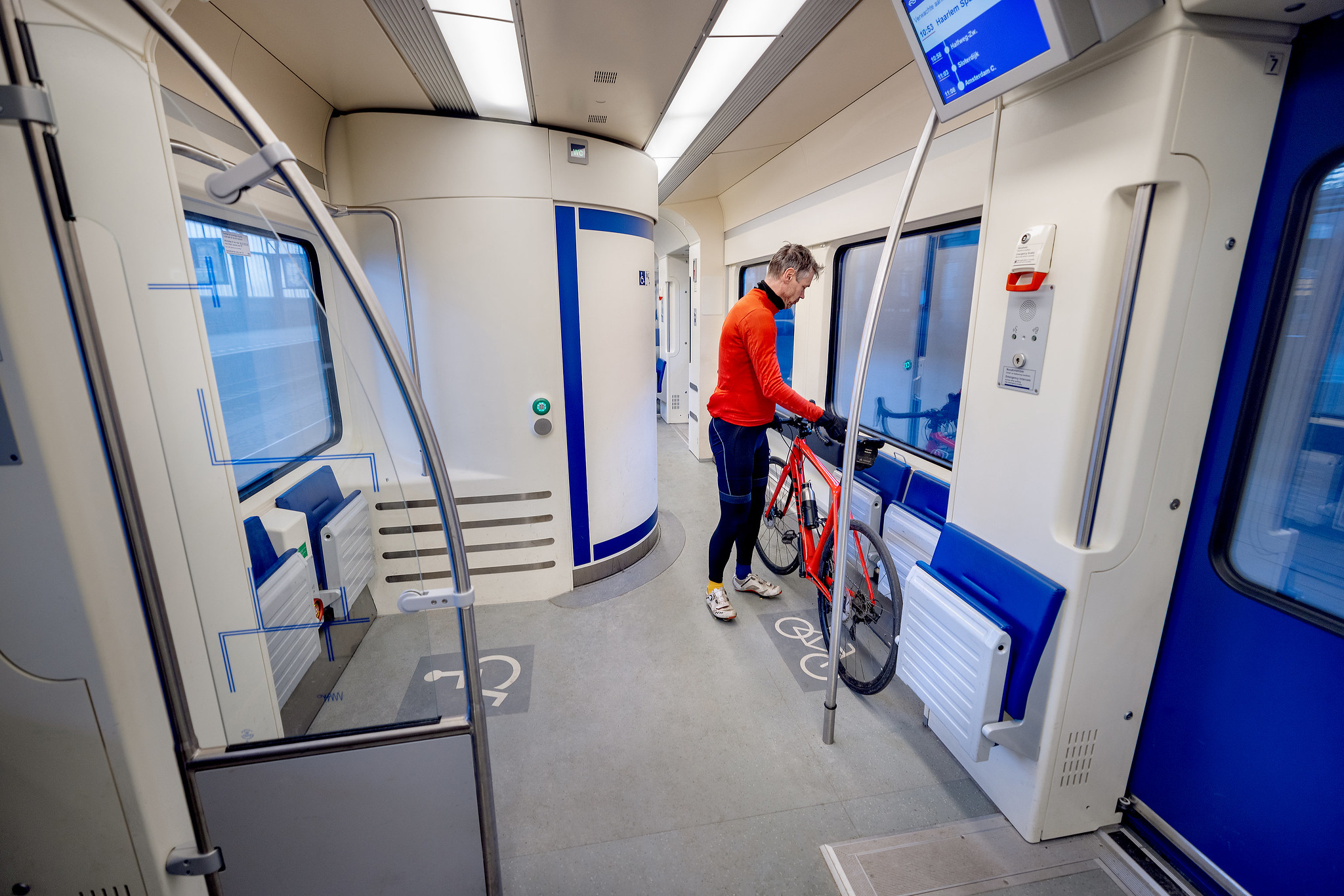 Fiets meenemen in de trein kan beter