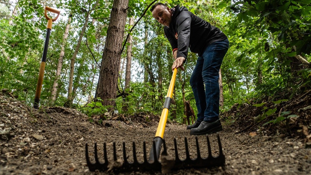 Clubheld: Maarten Post van Stichting MTB-route ’t Urkerbos