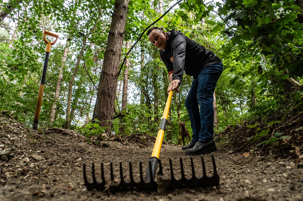 Clubheld: Maarten Post van Stichting MTB-route ’t Urkerbos