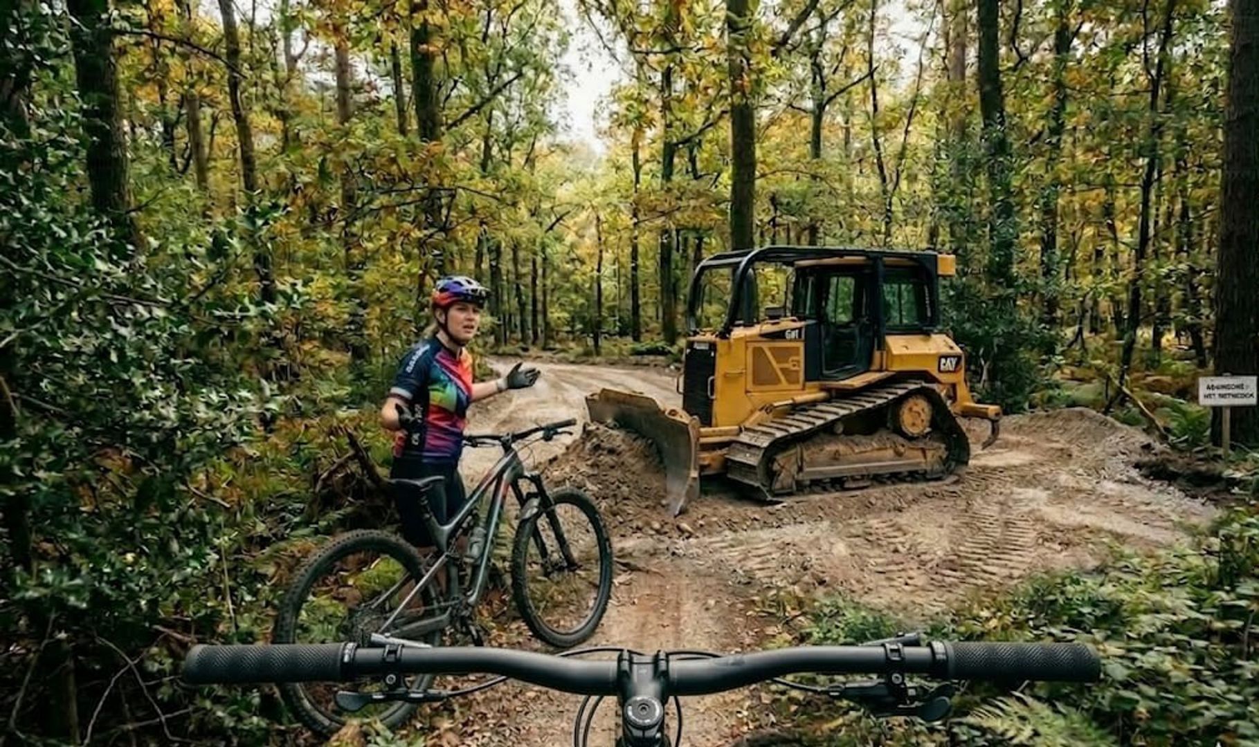 NTFU pleit voor doubletracks in het bos