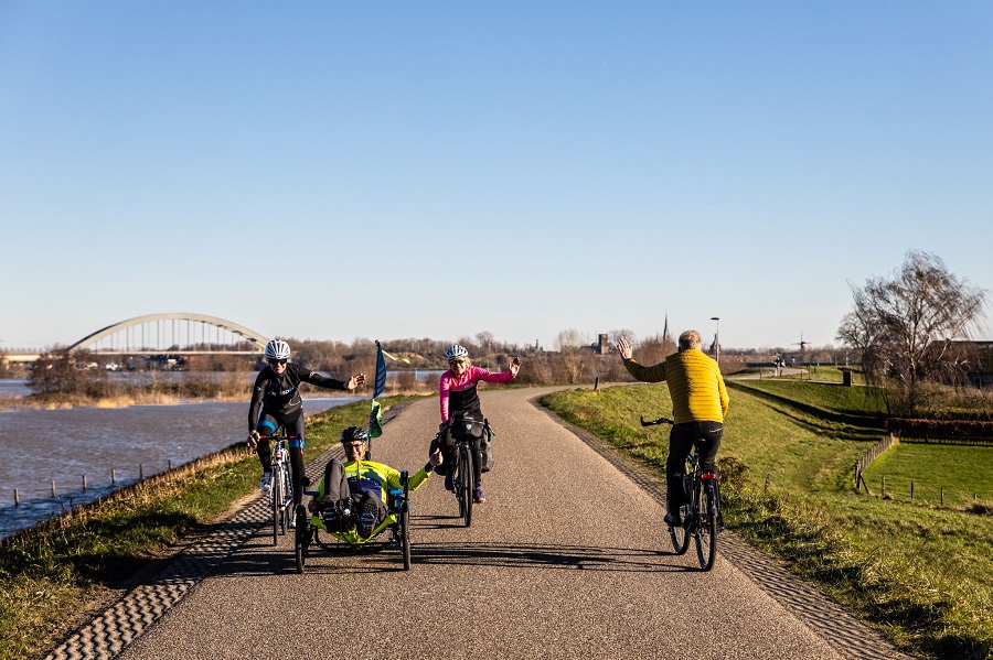 Rondetafelgesprek tussen 4 fietsers over drukte op weg