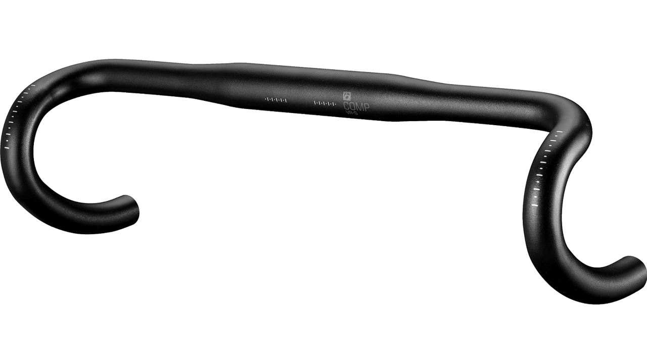 Compact aluminium stuur van Bontrager, type VRS.