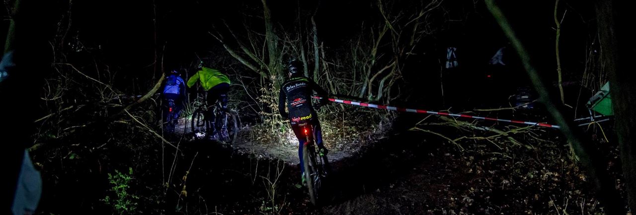 Nightride op MTB-route Gieten