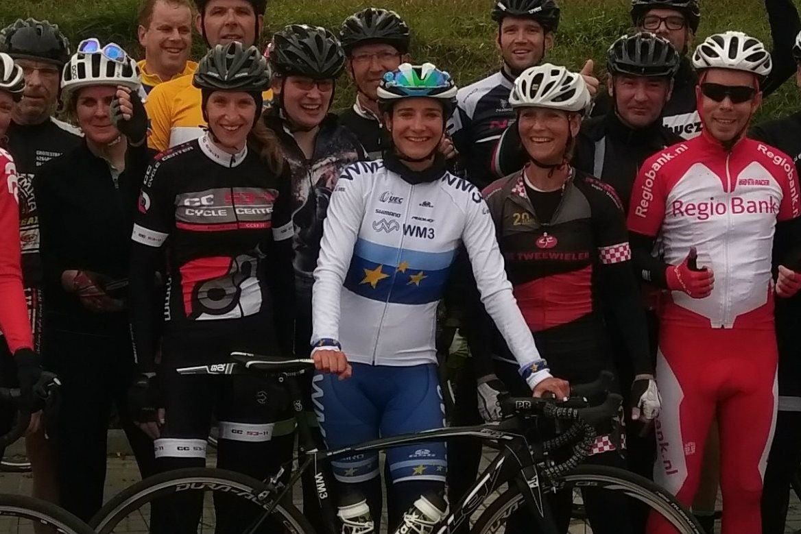 In het wiel van Marianne Vos