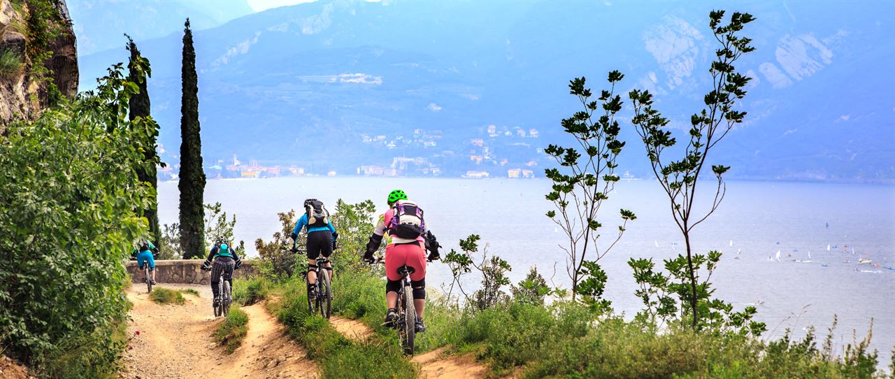 Bike hotspot Gardameer