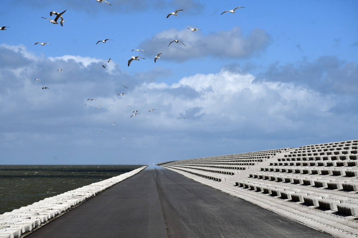 Fiets over de Afsluitdijk en maak kans op een mooi Fietssport windjack