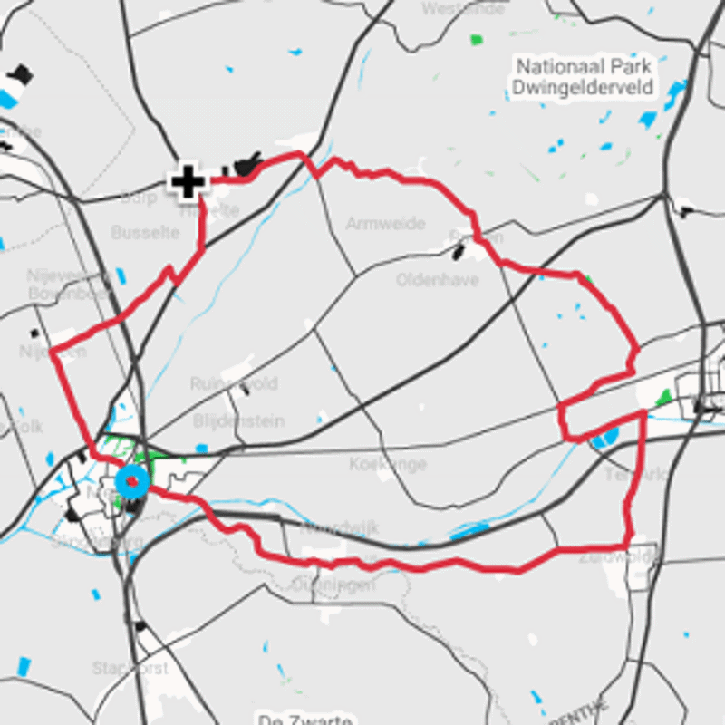 5x Rappe racefietsroutes in Drenthe