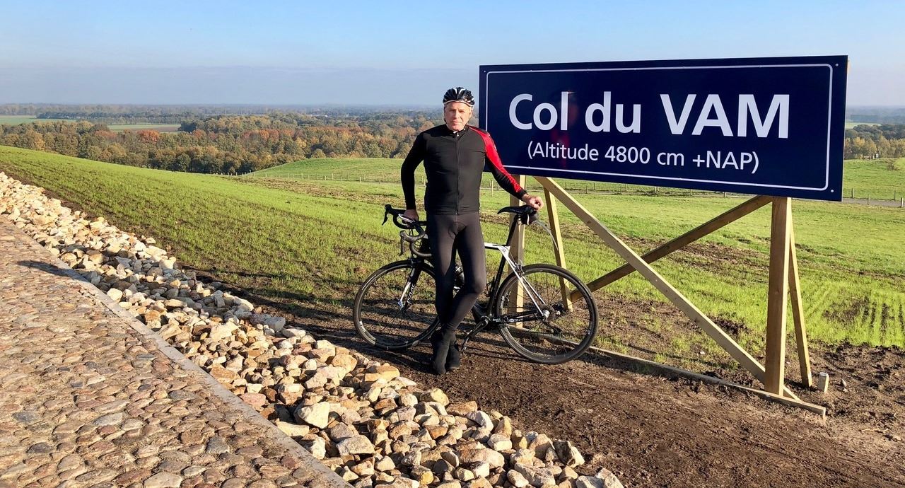 Klimmen op een Drentse col