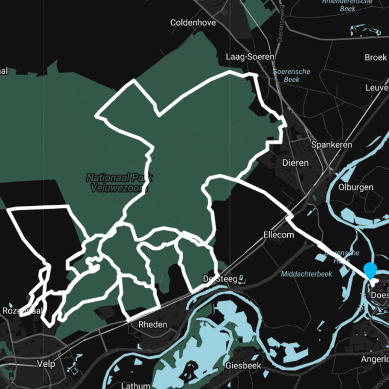 5x Routes over de Posbank